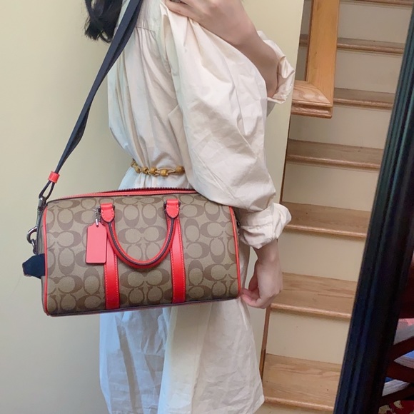 Coach Venturer Crossbody 27 In Colorblock Signature Canvas - Picture 16 of 16